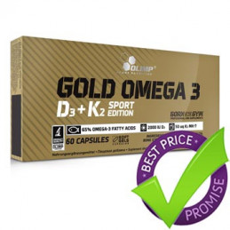 GOLD Omega-3 D3+K2 60cps