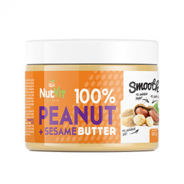 100% Peanut + Sesame Butter...