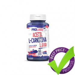 Acetyl Carnitina 1000mg 60cps